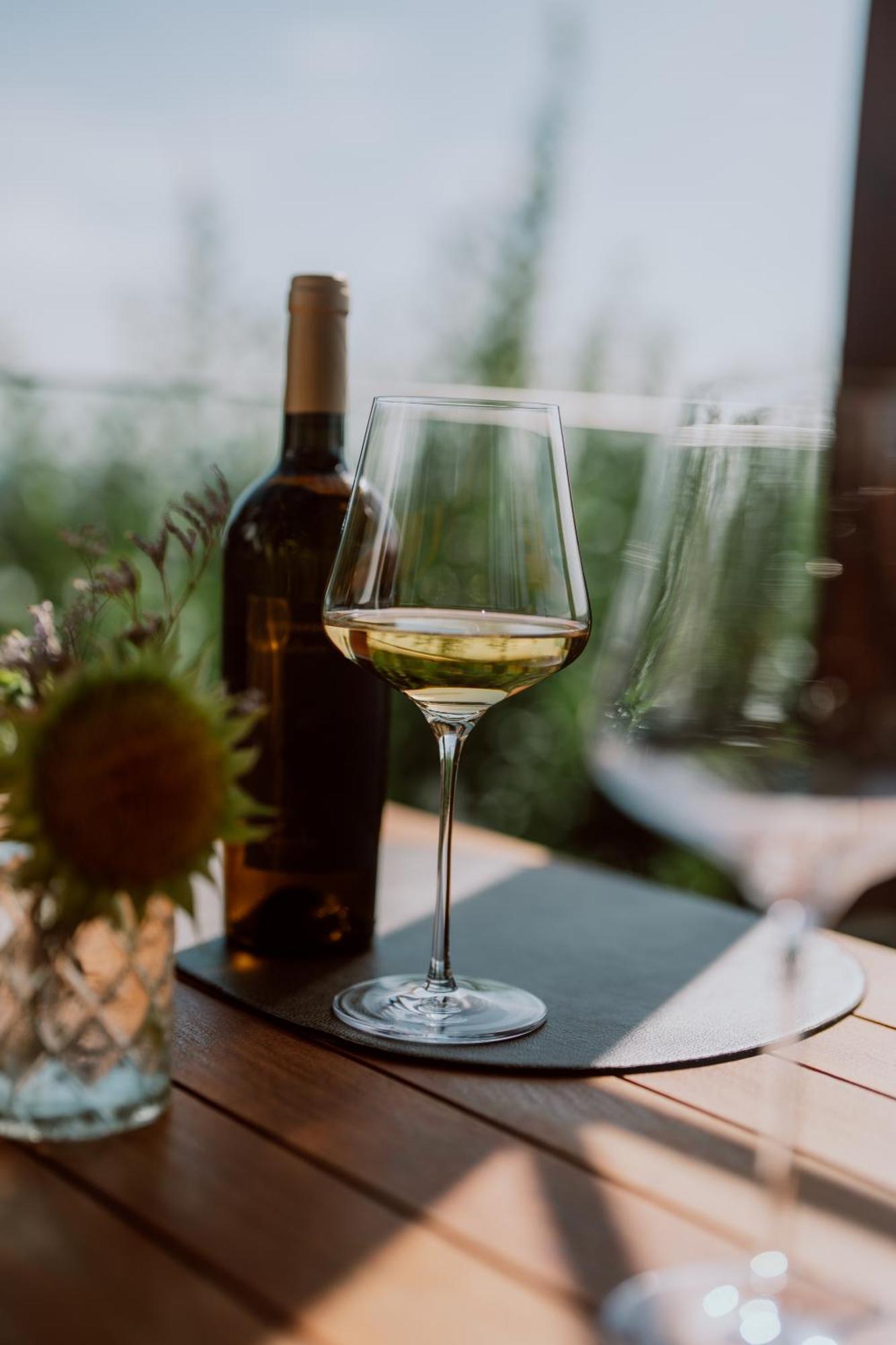 Glanz an der Weinstraße Mahorko Wein Wellness Wasserbueffel מראה חיצוני תמונה